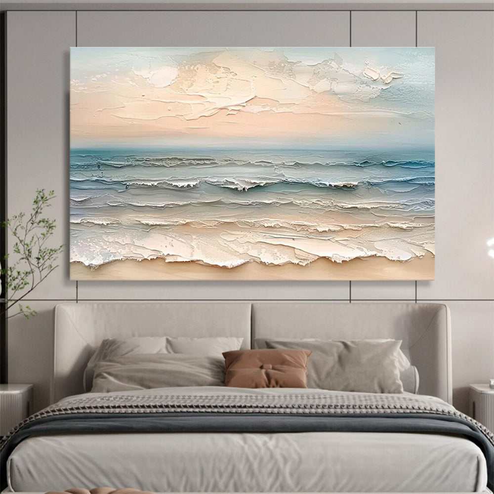 beach waves sunset coastal design 7